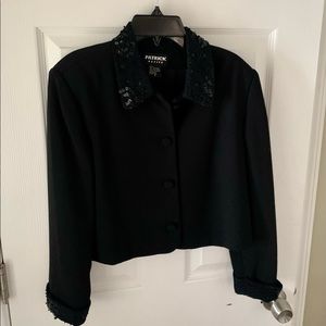 Patrick Women’s Petite Suit Jacket Black Size 8